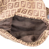 Fendi FF Monogram Baguette Buckle Shoulder Bag