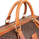 Celine Monogram Macadam Canvas Boston 45 Travel Bag
