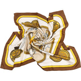 Hermès Grand Apparat Silk Carre 90 Scarf Tuch