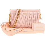 Miu Miu Matelassé Nappa Leather Crossbody Bag