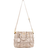 Prada Beige Tessuto Gaufre Tote Handbag