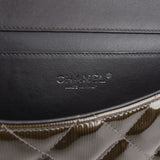 Chanel Quilted Patent Leather Palladium Single Flap Shoulder Bag