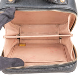 Chanel Caviar Leather Filigree Vanity Case Crossbody Bag