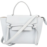 Céline Light Blue Leather Grained Calfskin Nano Belt Handbag
