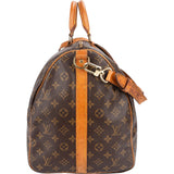 Louis Vuitton Monogram Canvas Keepall 55 Bandoulière Travel Bag