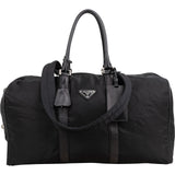 Prada Nylon Triangle Duffle Weekender 50 Travel Bag
