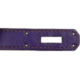 Hermès Iris Purple Taurillon Clemence Palladium Birkin 35 Handbag