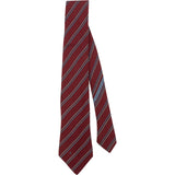 Chanel Striped Pattern Silk Tie Krawatte
