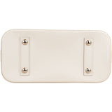 Louis Vuitton White Epi Leather Alma PM Handbag