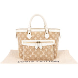 Louis Vuitton Denim Monogram Cabas Sabbia MM Handbag