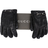 Gucci Horsebit Leather Gloves