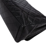 Chanel Quilted Caviar Leather Palladium Maxi Single Flap Crossbody Bag