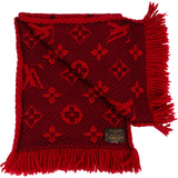 Louis Vuitton Wool Monogram Logomania Schal Scarf