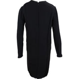 Gucci Black Patent Leather Ends Front G Lock Longsleeve Dress (M)