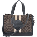 Coach Monogram Signature Jacquard Field Tote Handbag