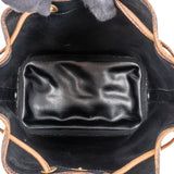 Burberrys Nova-Check Monogram Haymarket Check Bucket Shoulder Bag