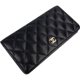 Chanel Caviar Quilted Classic Long Flap Wallet