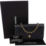 Chanel Quilted Caviar Leather CC Wallet On Chain Crossbody Bag