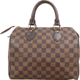 Louis Vuitton Monogram Damier Ebene Speedy 25 Handbag