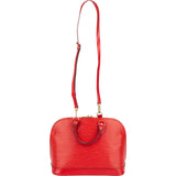 Louis Vuitton Red Epi Leather Alma PM Handbag