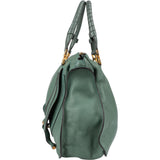 Chloé Grained Calfskin Marcie Satchel Handbag