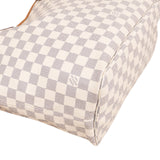 Louis Vuitton Monogram Damier Azur Canvas Neverfull MM Shoulder Bag