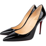 Christian Louboutin Black Patent Leather So Kate 120 Pumps (36)
