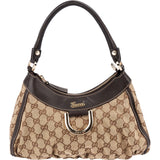 Gucci Monogram GG Canvas Small Abbey D-Ring Shoulder Bag