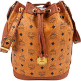 MCM Monogram Visetos Drawstring Crossbody Bag