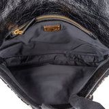 Miu Miu Bicolor Sequin Flap Hobo Shoulder Bag