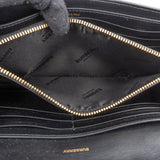 Burberry Grained Leather TB Wallet on a Chain Crossbody Bag