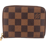 Louis Vuitton Monogram Damier Ebene Zippy Coin Purse Wallet N63070