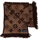 Louis Vuitton Wool Monogram Logomania Shine Schal Scarf