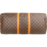 Louis Vuitton Monogram Canvas Keepall 55 Bandoulière Travel Bag
