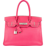 Hermès Pink Candy Epsom Palladium Birkin 30 Handbag