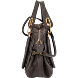 Chloé Brown Leather Paraty Handbag
