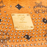 [🔄️B14 / F19] MCM Monogram Visetos Studded Boston Bag Medium Handbag - vintageandkickz