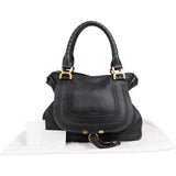Chloé Grained Calfskin Leather Marcie Handbag