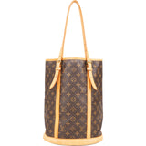 Louis Vuitton Monogram Canvas Bucket GM Shoulder Bag - vintageandkickz