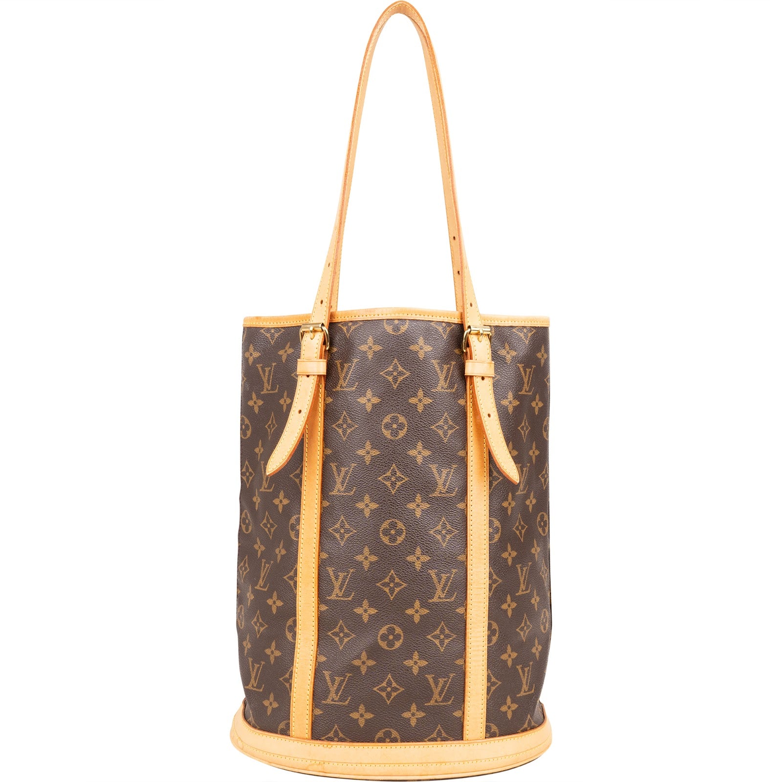 Louis Vuitton Monogram Canvas Bucket GM Shoulder Bag - vintageandkickz
