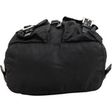 Prada Black Tessuto Nylon Triangle Backpack