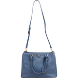 Prada Blue Saffiano Lux Galleria Handbag