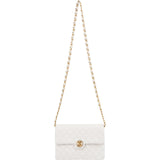 Chanel Quilted Lambskin 24K Gold Single Flap Crossbody Bag