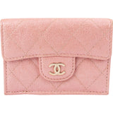 Chanel Quilted Caviar Leather Classic Small Flap Wallet