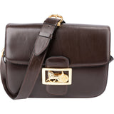 Céline Leather Vintage Horse Carriage Flap Shoulder Bag
