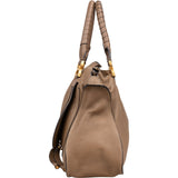 Chloé Grained Leather Large Marcie Shoulder Bag