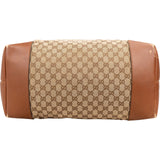 Gucci Monogram GG Canvas Web Boston Travel Bag