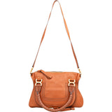 Chloé Grained Leather Marcie Satchel Handbag