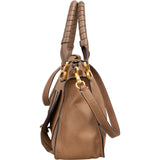 Chloé Grained Calfskin Marcie Saddle Shoulder Bag