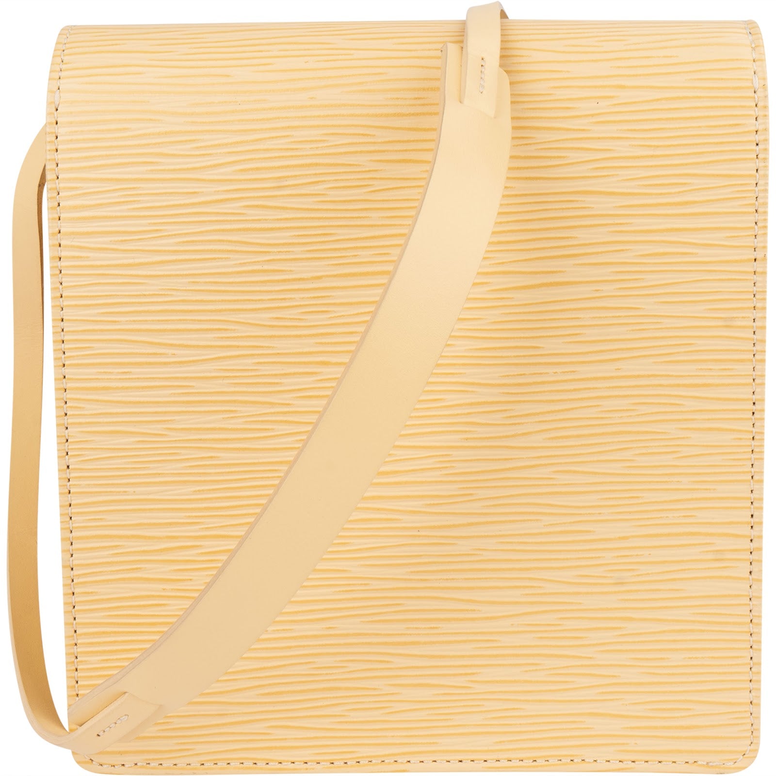Louis Vuitton Vanille Epi Leather Honfleur Shoulder Bag - vintageandkickz